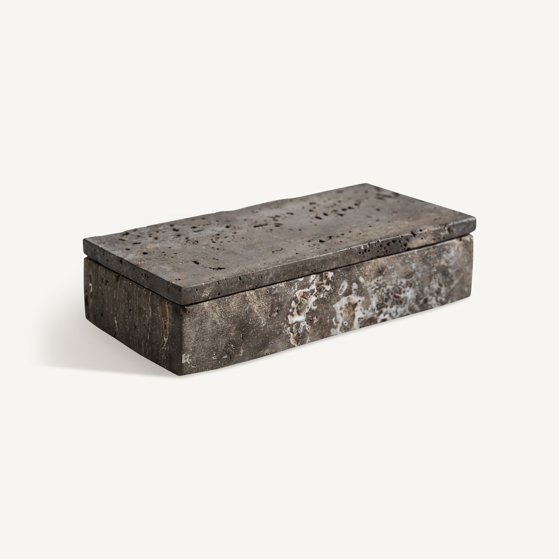 Avrig Travertine Box - Maison Rêves UK