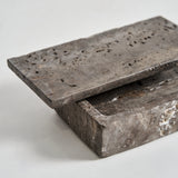 Avrig Travertine Box - Maison Rêves UK
