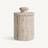Motrus Travertine Box - 15cm - Maison Rêves UK