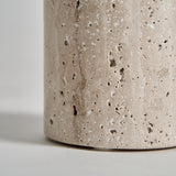 Motrus Travertine Box - 15cm - Maison Rêves UK