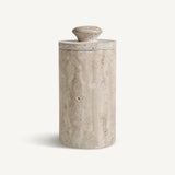 Motrus Travertine Box - 21cm - Maison Rêves UK