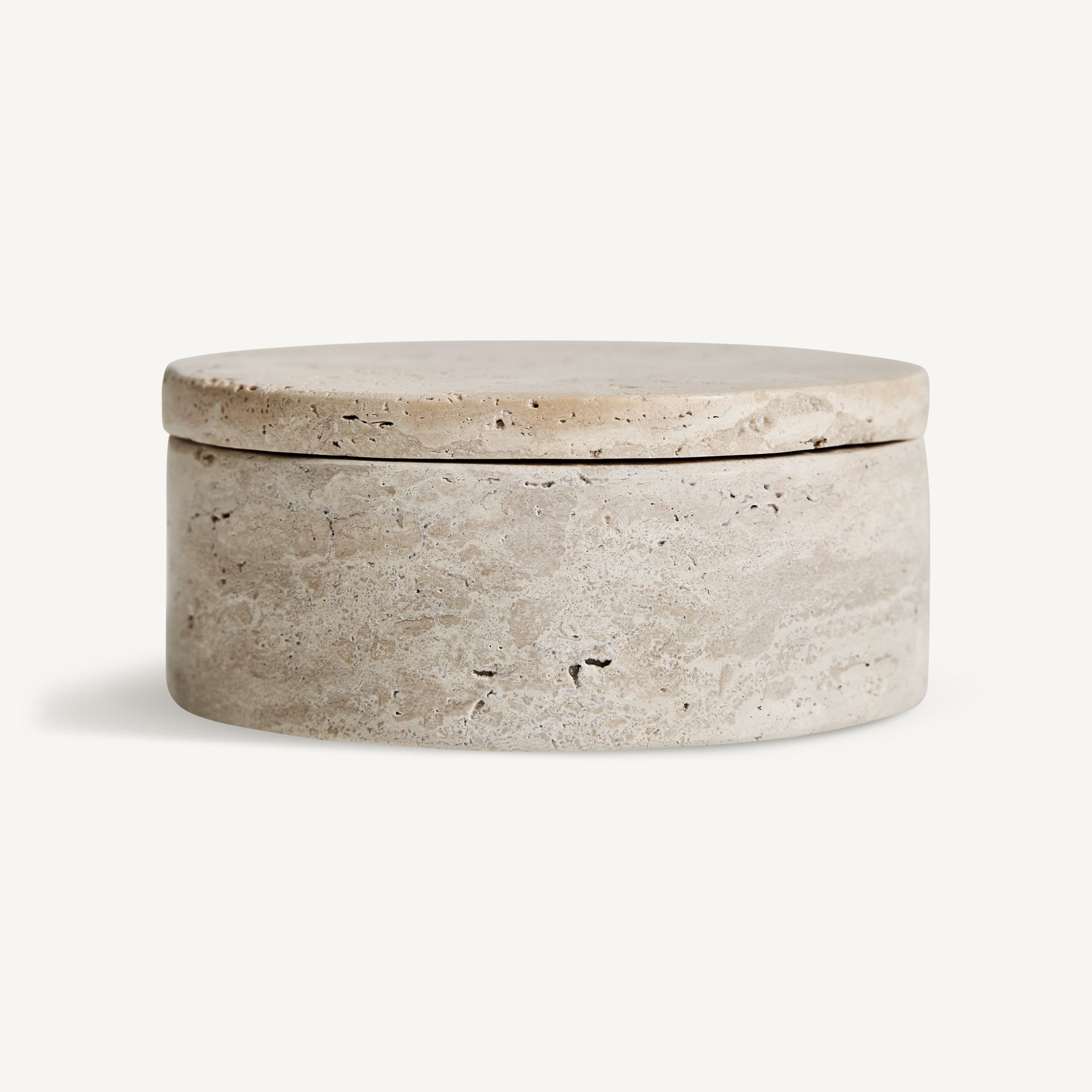 Motrus Travertine Box - 6cm - Maison Rêves UK