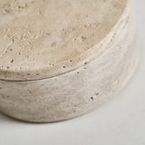 Motrus Travertine Box - 6cm - Maison Rêves UK
