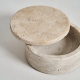 Motrus Travertine Box - 6cm - Maison Rêves UK