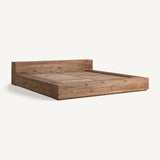 Truel Recycled Pine Wood Bed - Maison Rêves UK