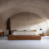 Truel Recycled Pine Wood Bed - Maison Rêves UK
