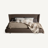 Wayne Leather Bed - Maison Rêves UK