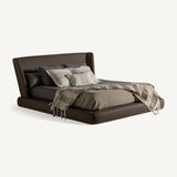 Wayne Leather Bed - Maison Rêves UK