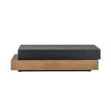 Cambon Coffee Table with Black Oak Wood Top by Richmond Interiors - Maison Rêves UK