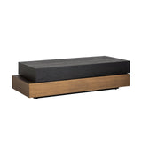 Cambon Coffee Table with Black Oak Wood Top by Richmond Interiors - Maison Rêves UK