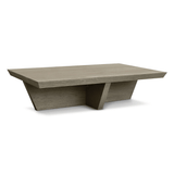 Cassis Coffee Table Grey/Taupe Coloured Oak Veneer by Berkeley Designs - Maison Rêves UK