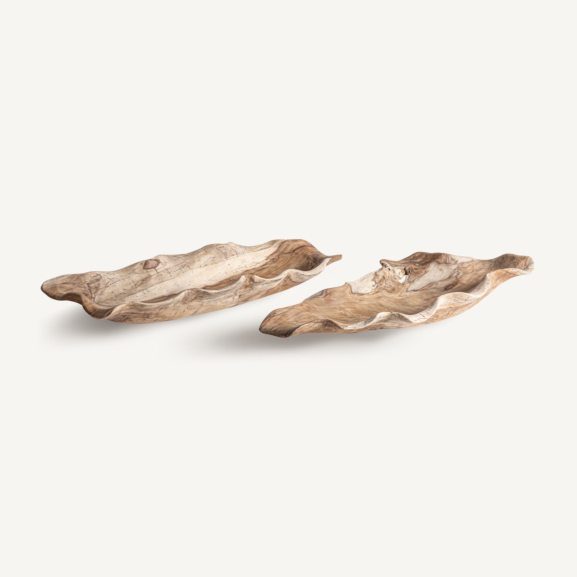 Teak Wood Centrepiece - 15cm - Maison Rêves UK