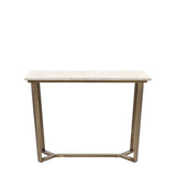 Cima Travertine Console Table - Maison Rêves UK