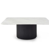 Lantine Marble Coffee Table -Matt Black