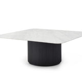 Lantine Marble Coffee Table -Matt Black