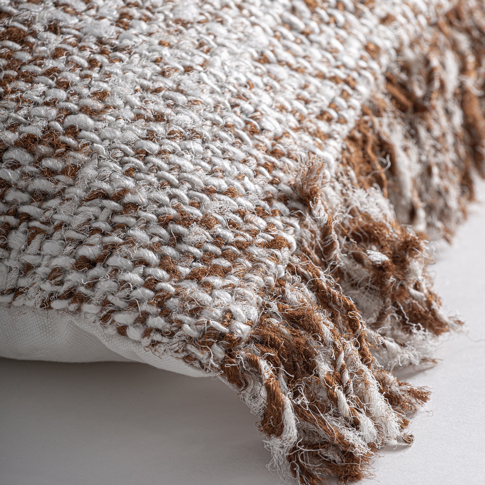 Aran Cotton Cushion - Maison Rêves UK