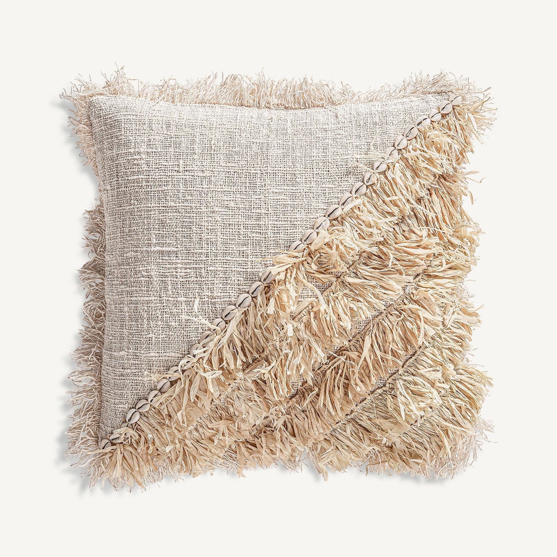 Clancy Cotton Cushion - Maison Rêves UK