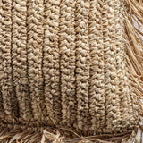 Igotz Natural Fibre Cushion - 60x40cm - Maison Rêves UK