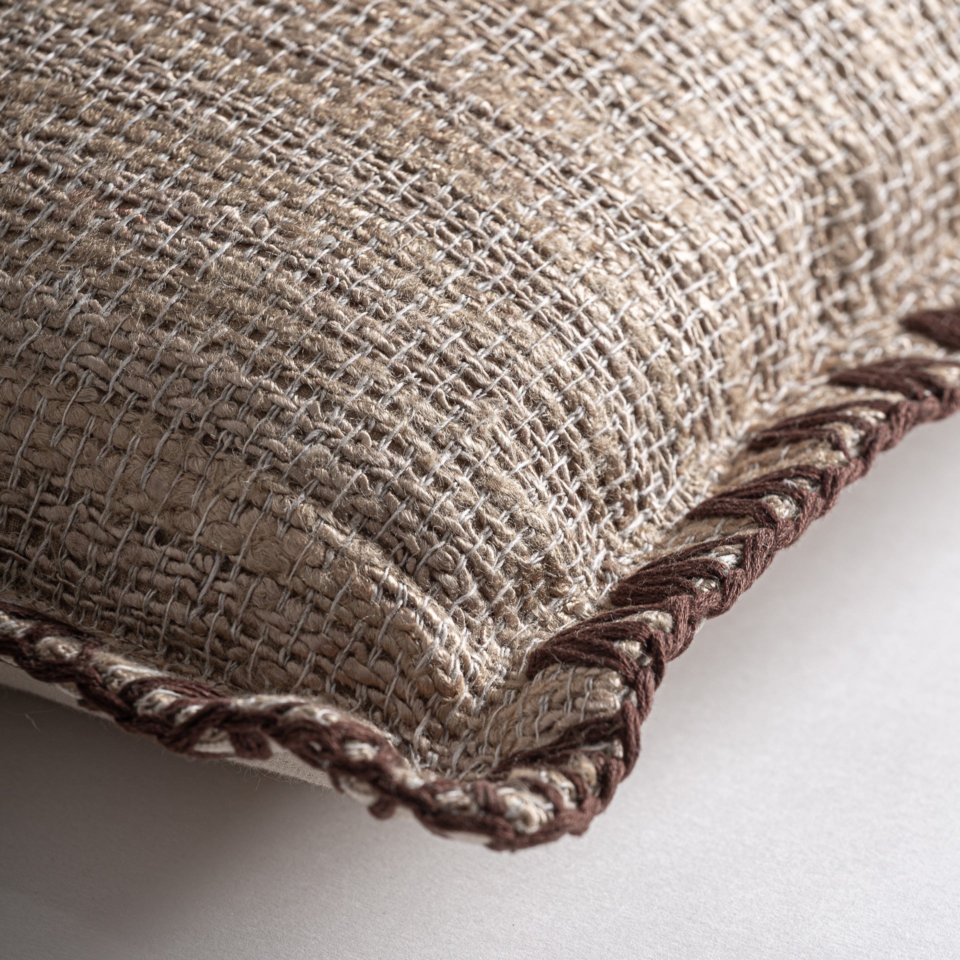 Kendo Cotton Cushion - Maison Rêves UK