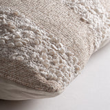 Neyman Sand Cotton Cushion - Maison Rêves UK