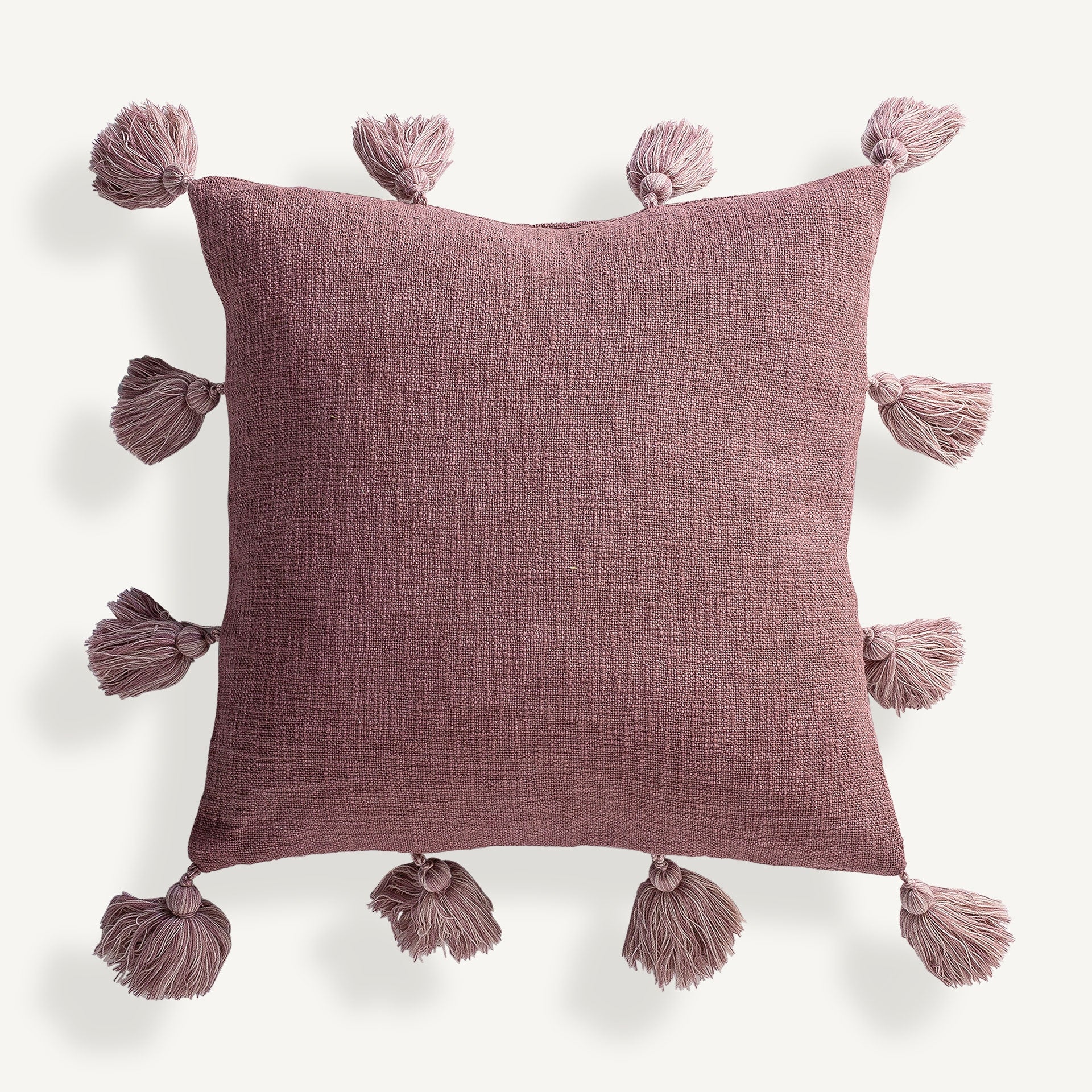 Tatis Pink Cotton Cushion - Maison Rêves UK