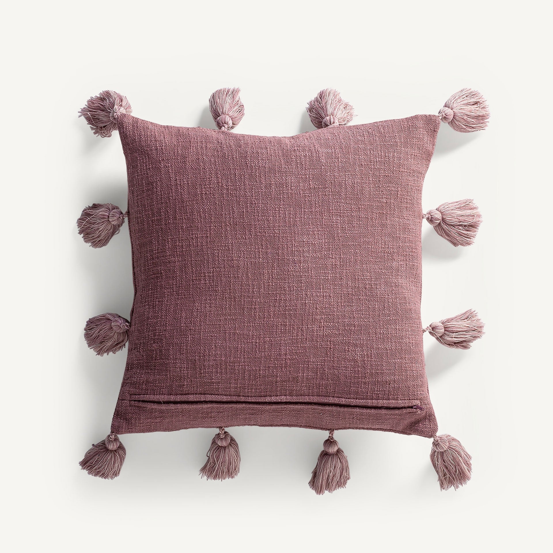 Tatis Pink Cotton Cushion - Maison Rêves UK