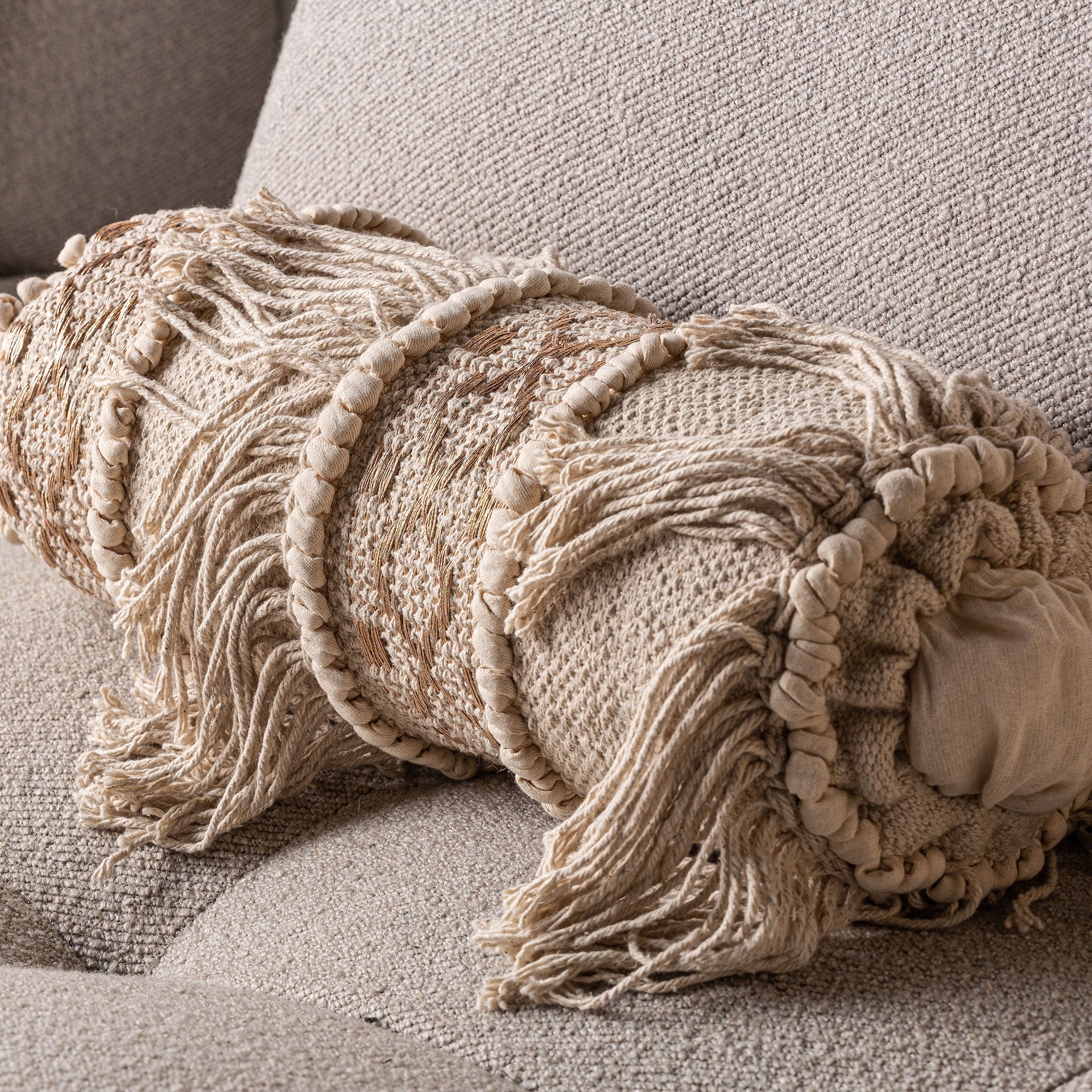 Whil Cotton Cushion - Maison Rêves UK