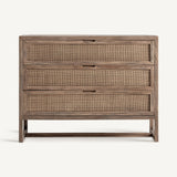 Byremo Elm Wood Chest of Drawers - 105cm - Maison Rêves UK