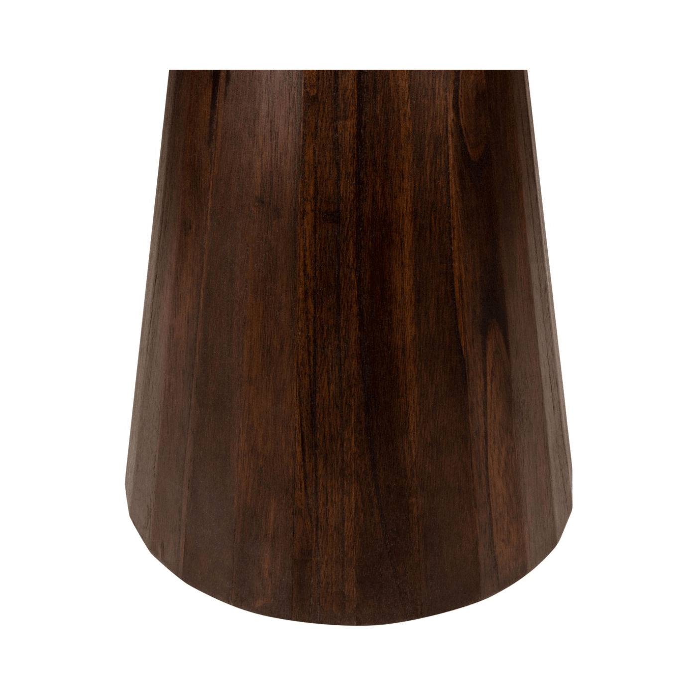 Congo Dark Brown Wood Circular Side Table Ø70 - Maison Rêves UK