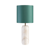 Cooper Golden Calcutta Marble Table Lamp with Shade - Maison Rêves UK