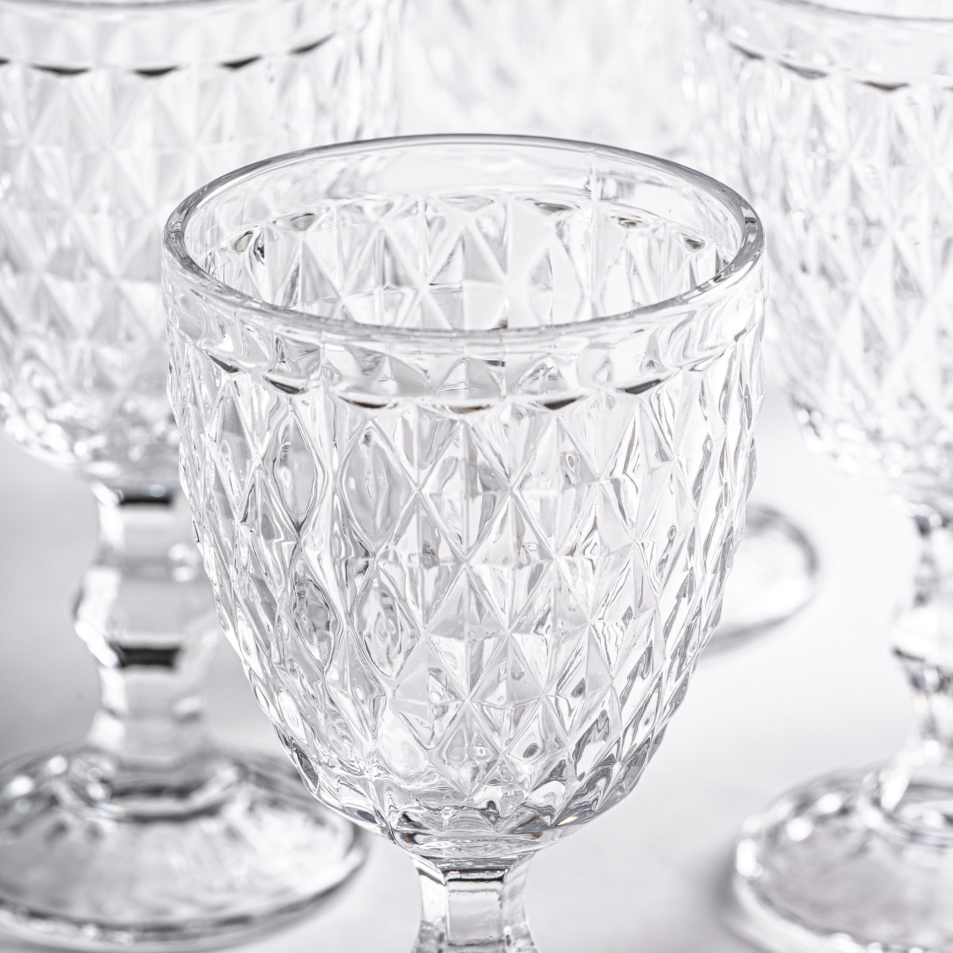 Dasley Crystal Wine Glass (Set of 6) - Maison Rêves UK