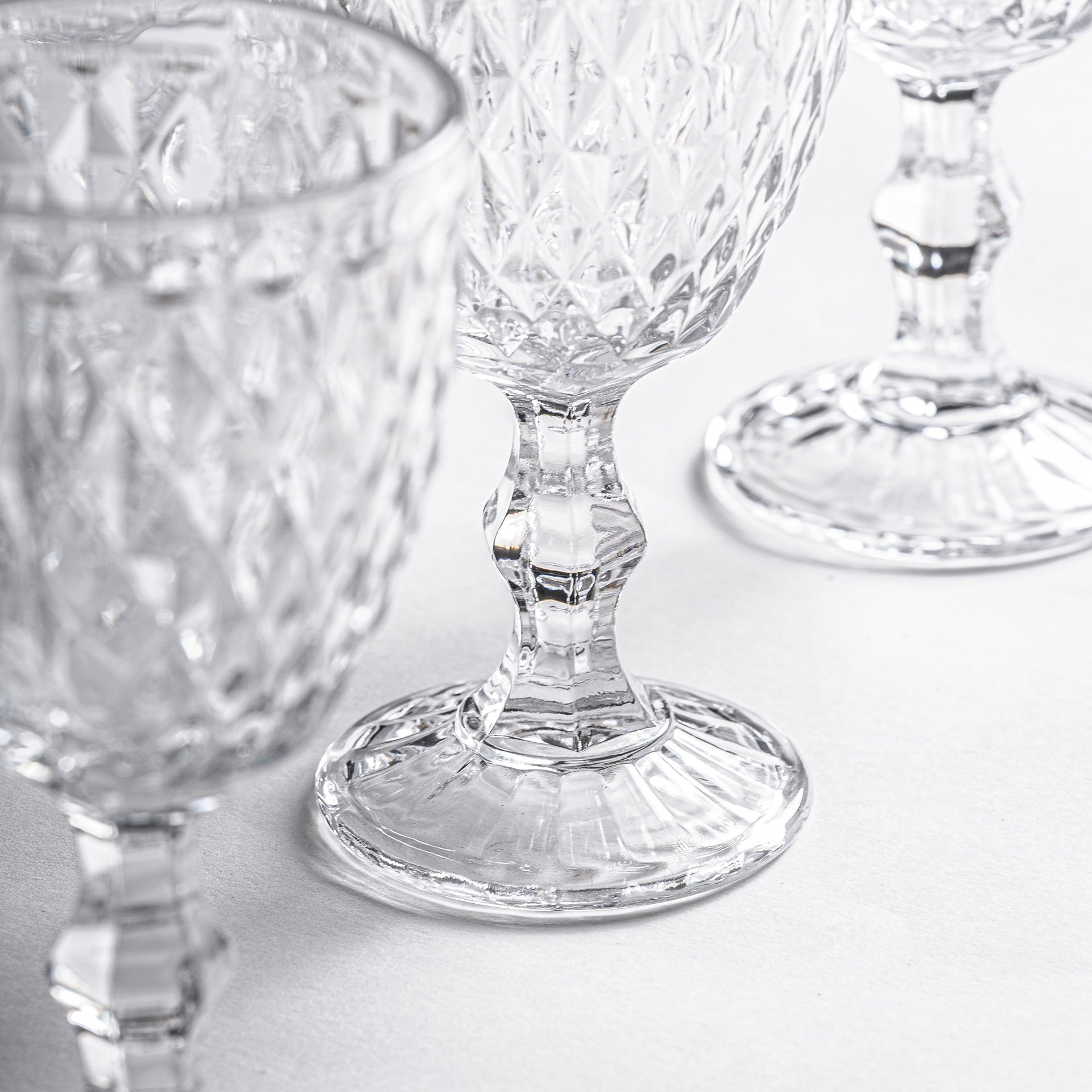 Dasley Crystal Wine Glass (Set of 6) - Maison Rêves UK