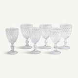 Dasley Crystal Wine Glass (Set of 6) - Maison Rêves UK