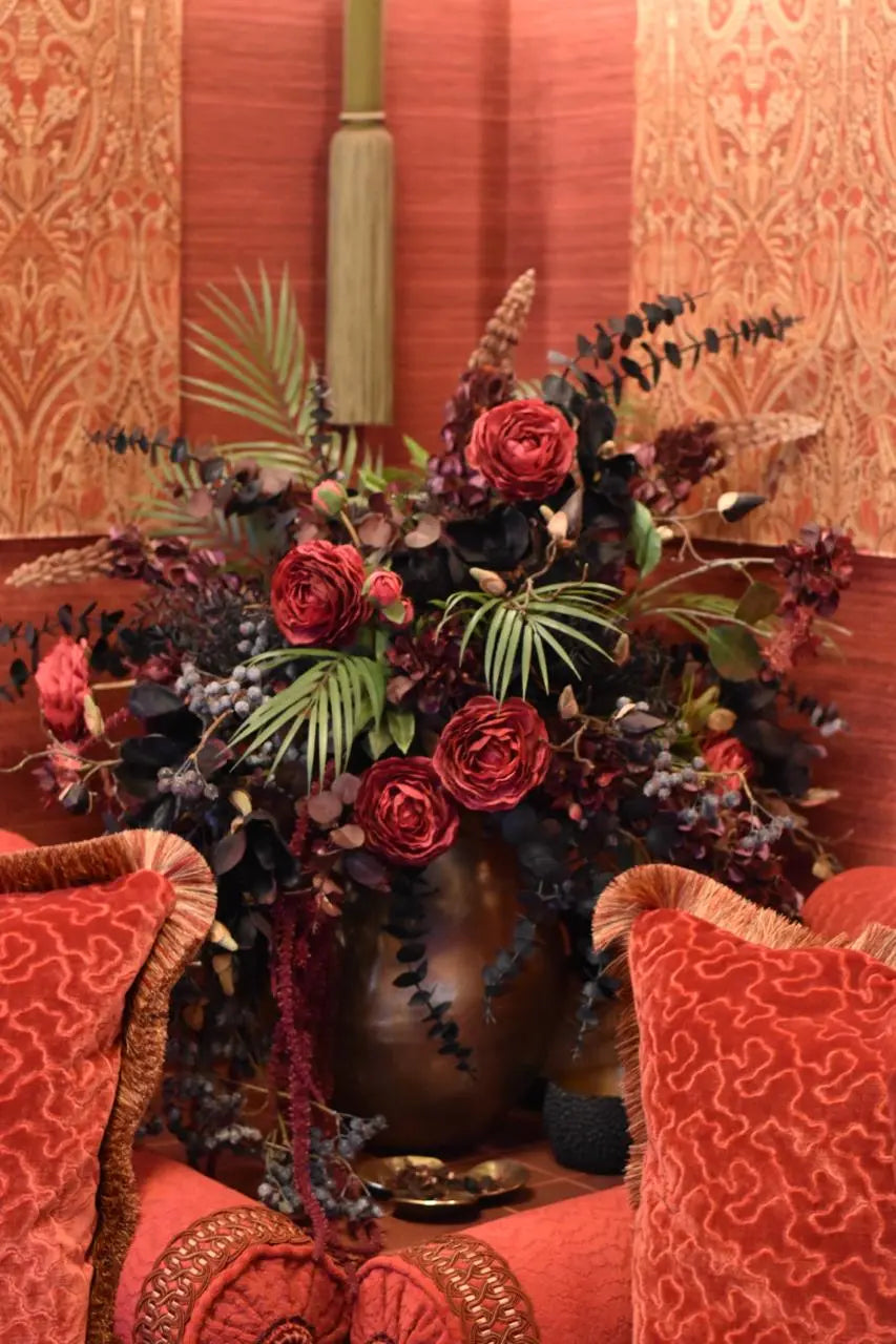 Crimson Manor Floral Arrangement