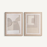 Daray Canvas Wall Art (Set of 2) - Maison Rêves UK