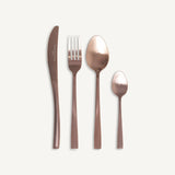 Glay Copper Ceramic Cutlery (Set of 24) - Maison Rêves UK