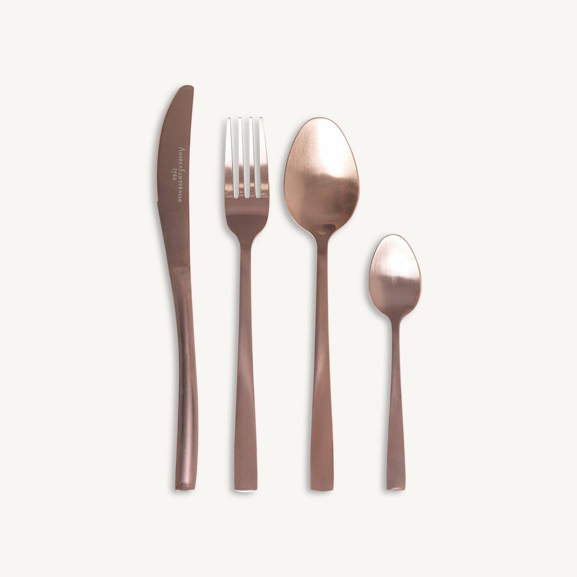 Glay Copper Ceramic Cutlery (Set of 24) - Maison Rêves UK