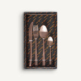 Glay Copper Ceramic Cutlery (Set of 24) - Maison Rêves UK