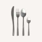 Glay Black Ceramic Cutlery (Set of 24) - Maison Rêves UK