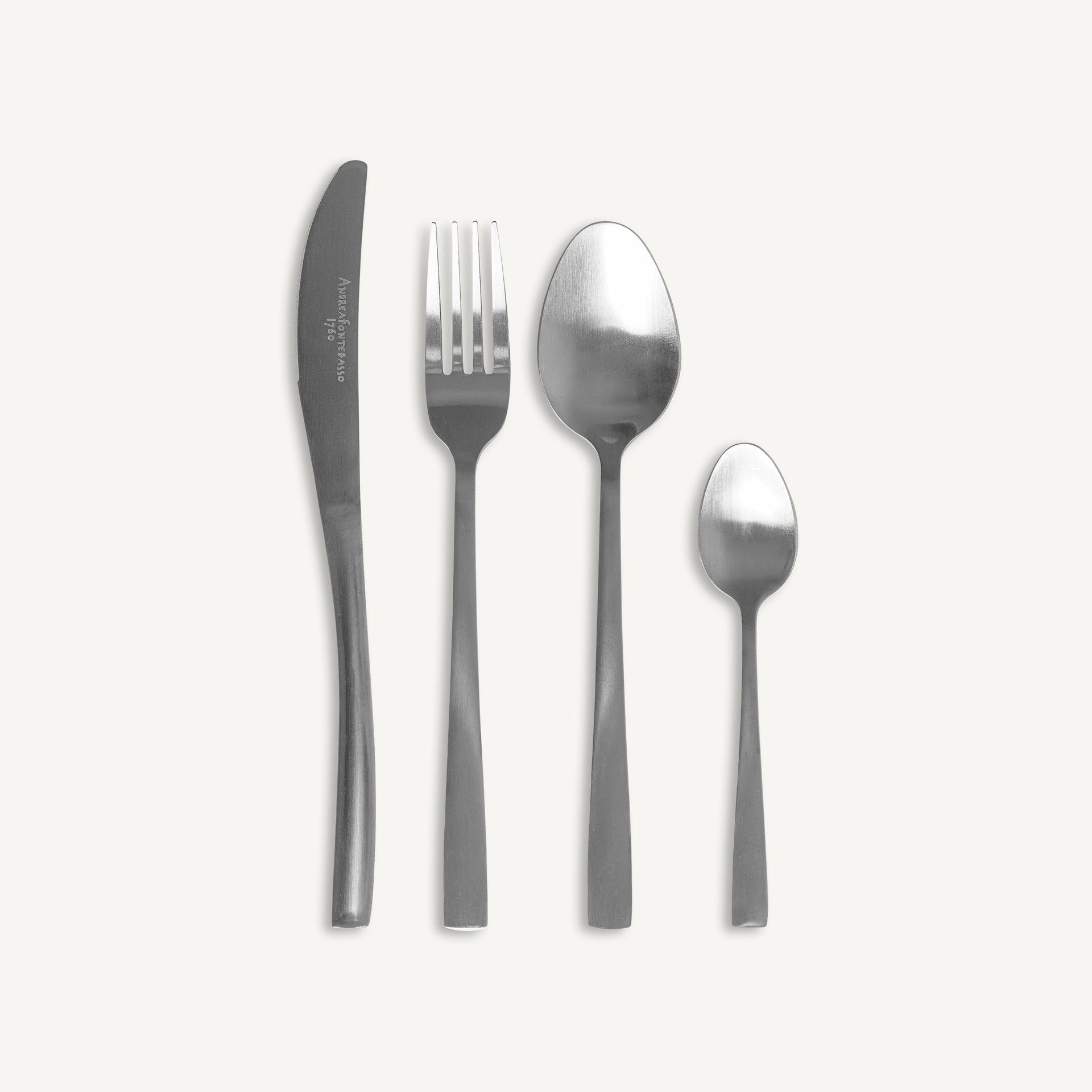 Glay Black Ceramic Cutlery (Set of 24) - Maison Rêves UK