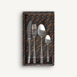 Glay Black Ceramic Cutlery (Set of 24) - Maison Rêves UK
