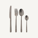 Saku Silver Steel Cutlery (Set of 24) - Maison Rêves UK