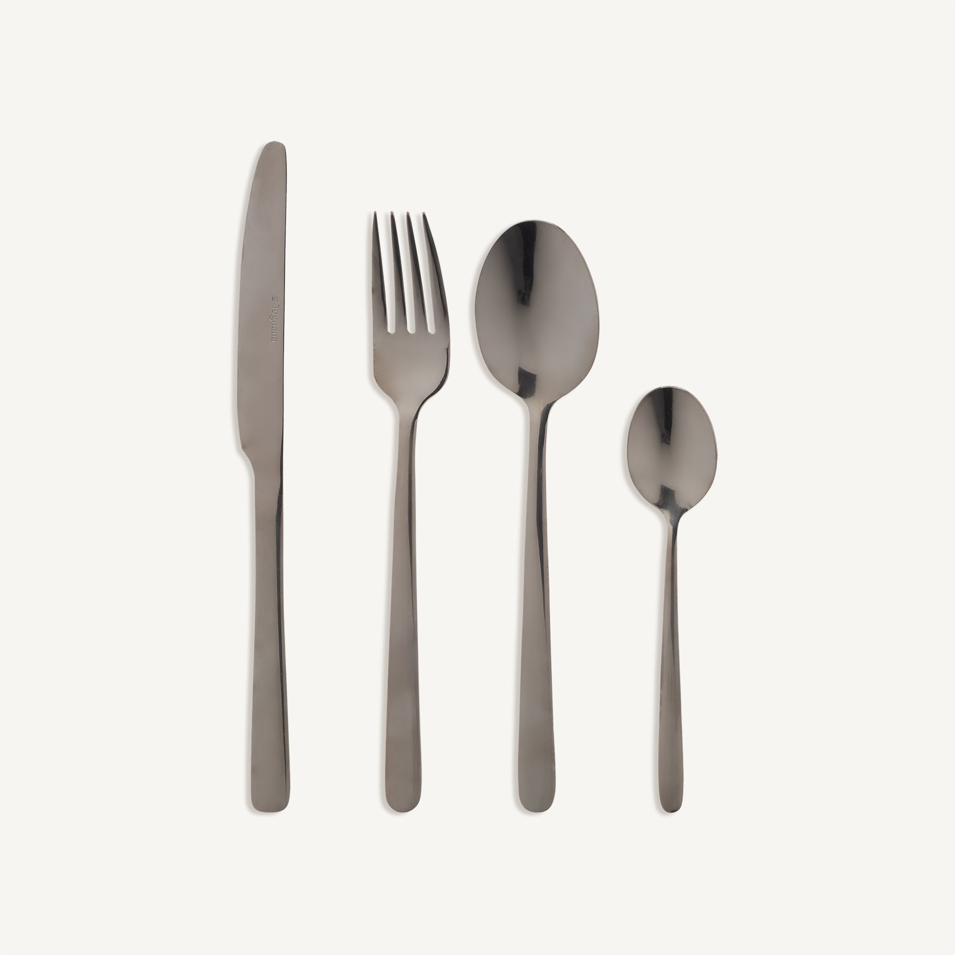 Saku Silver Steel Cutlery (Set of 24) - Maison Rêves UK