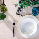 Saku Silver Steel Cutlery (Set of 24) - Maison Rêves UK