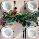 Saku Silver Steel Cutlery (Set of 24) - Maison Rêves UK