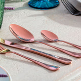 Saku Copper Steel Cutlery (Set of 24) - Maison Rêves UK