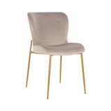 Darby Velvet Dining Chair with Metal Legs by Richmond Interiors - Maison Rêves UK