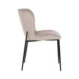 Darby Velvet Dining Chair with Metal Legs by Richmond Interiors - Maison Rêves UK