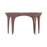 Dizon Aged Copper GRP Console Table - Maison Rêves UK