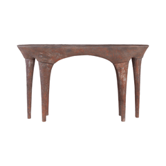 Dizon Aged Copper GRP Console Table - Maison Rêves UK